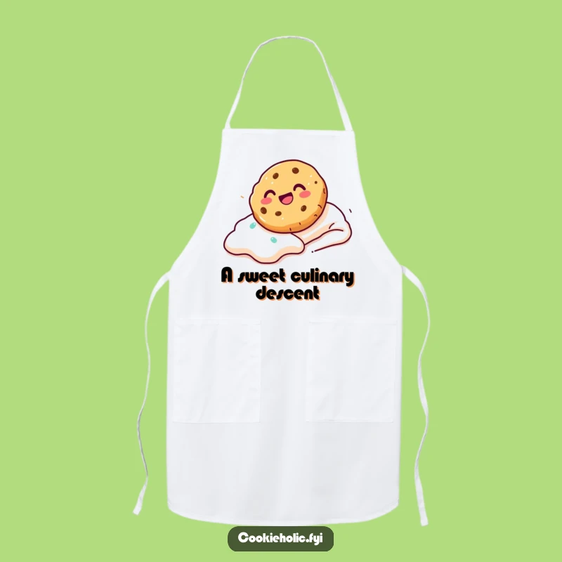 Funny Cookie Frosting Slide Apron: Bake with Joy and Sweet Adventure
