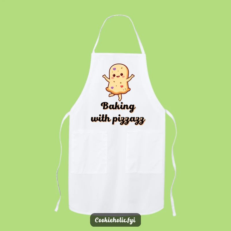 Funny Kawaii Cookie Twirl Apron - Chef's Delightful & Hilarious Kitchenwear