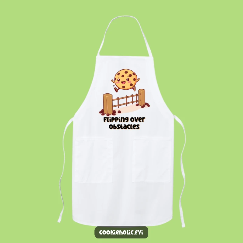 Funny Cookie Jump Apron: Hilarious Kitchen Action for Bakers, Perfect Funny Gift for Chefs