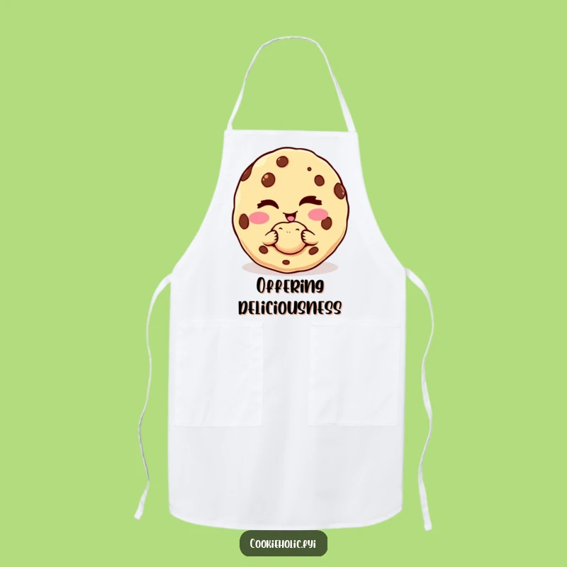 Funny Cookie Character Apron - Bake and Tempt with Joy