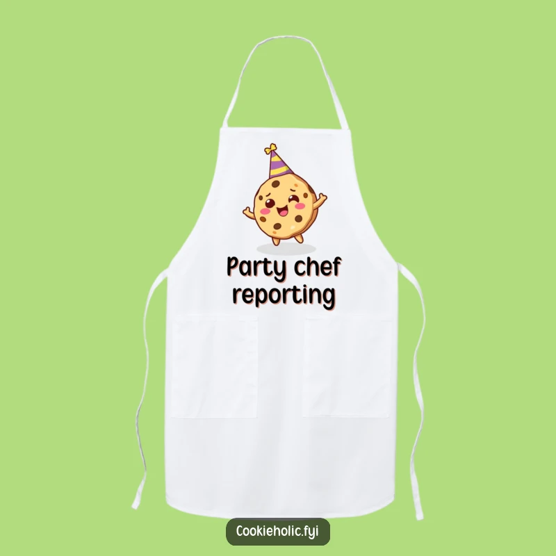 Funny Cookie Character Apron - Cook and Celebrate with Joy