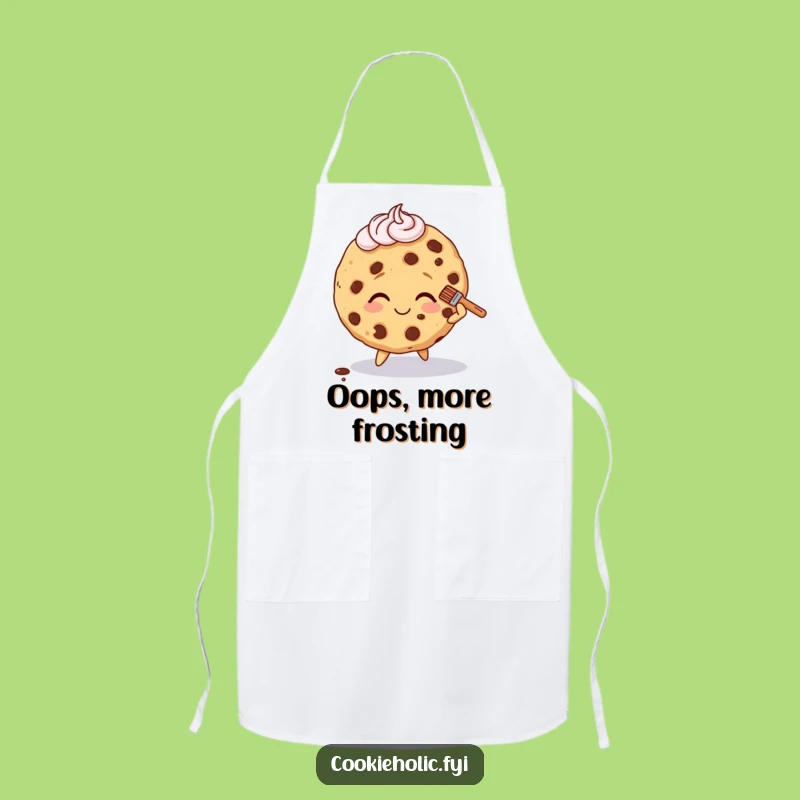 Funny Cookie Character Apron - Embrace Messes with a Smile