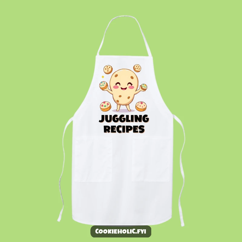 Funny Cookie Juggler Apron: Kitchen Fun with Cookie Juggling, Chef's Funny Gift
