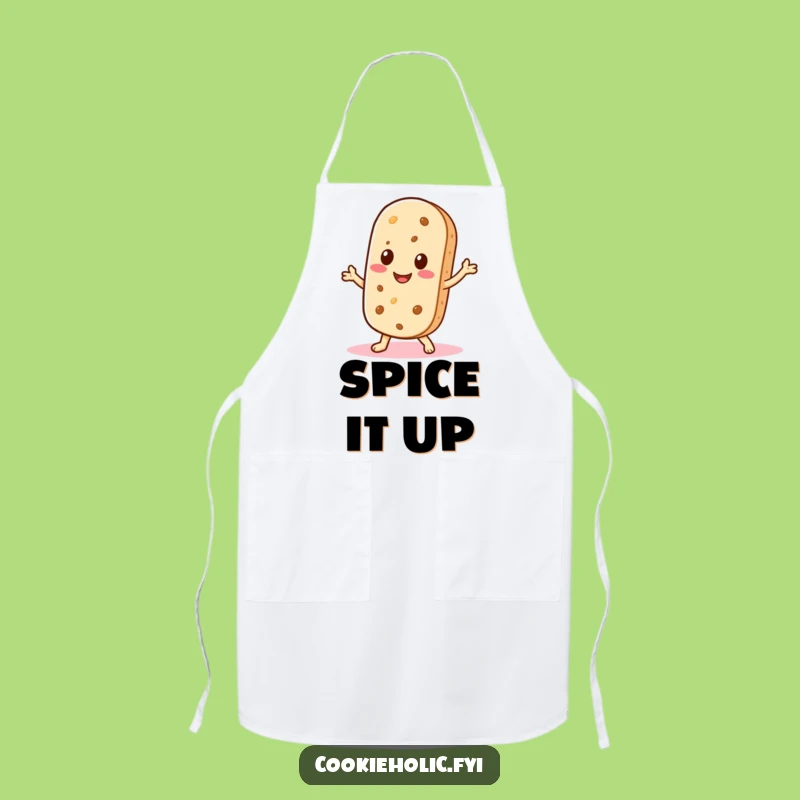 Funny Kawaii Wafer Apron: Baking Cookie, Perfect Gift for Fun Kitchen!