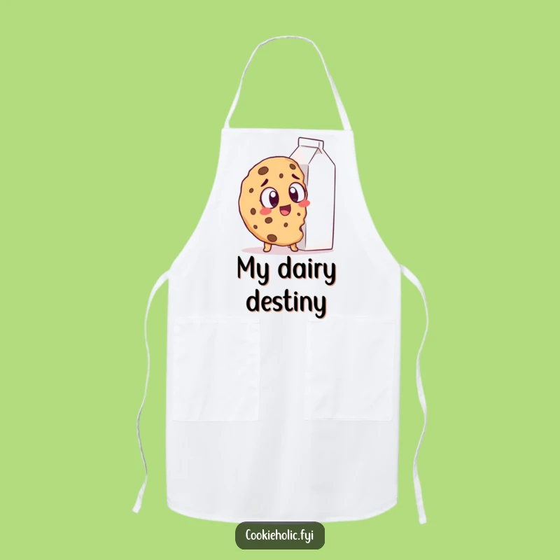 Funny Cookie Milk Apron: Hilarious Kitchen Fun for Bakers, Perfect Funny Gift for Chefs
