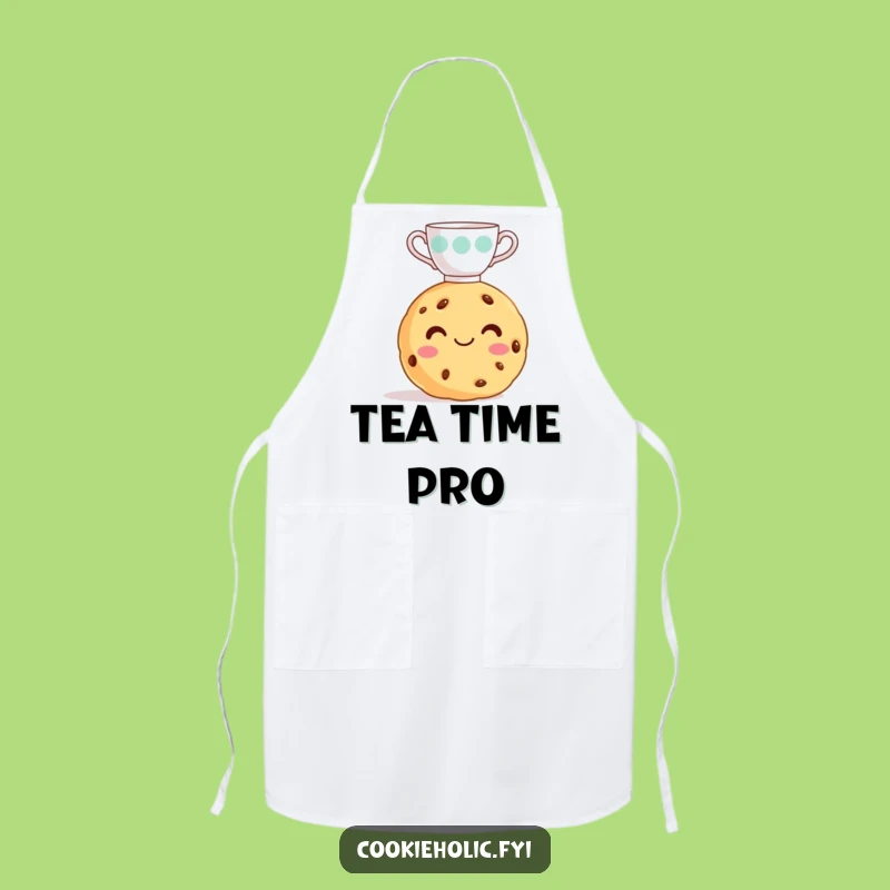 Funny Cookie Teacup Apron - Chef's Gift for Sweet Bakers