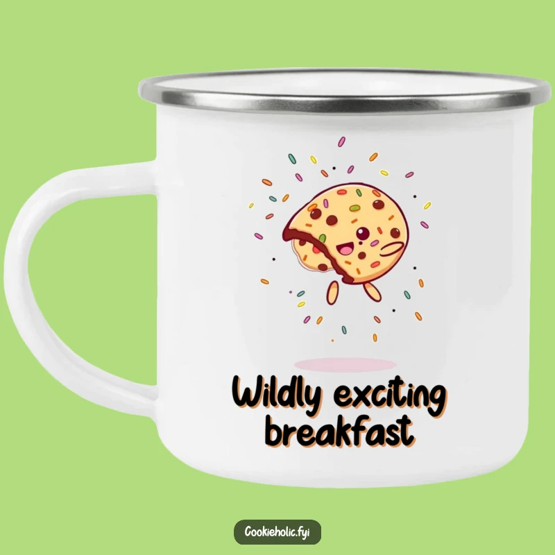 Funny Cookie Flip Camping Mug: Enjoy Drinks with Hilarious Acrobatics, Perfect Funny Gift