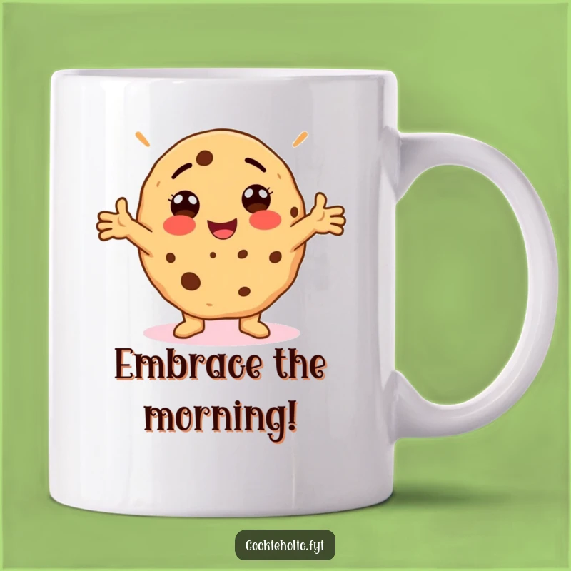 Funny Silly Cookie Pose Mug: Hilarious Gift for Playful Souls