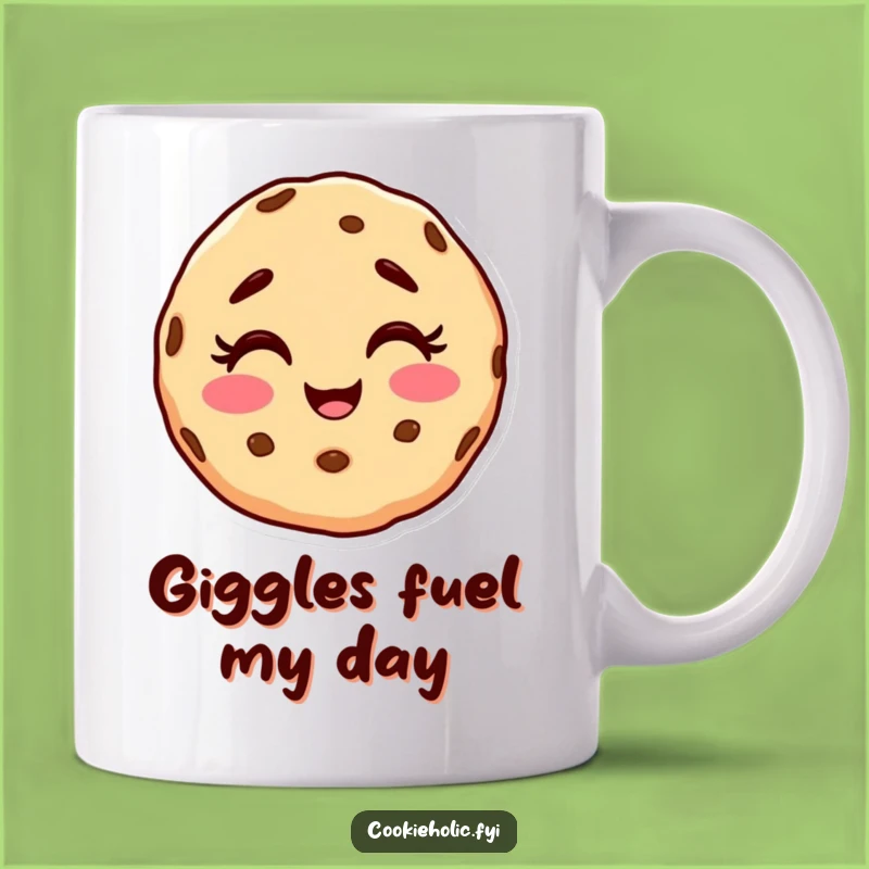 Funny Cookie Character Giggle Mug - Hilarious Gift for Messy Fun Lovers