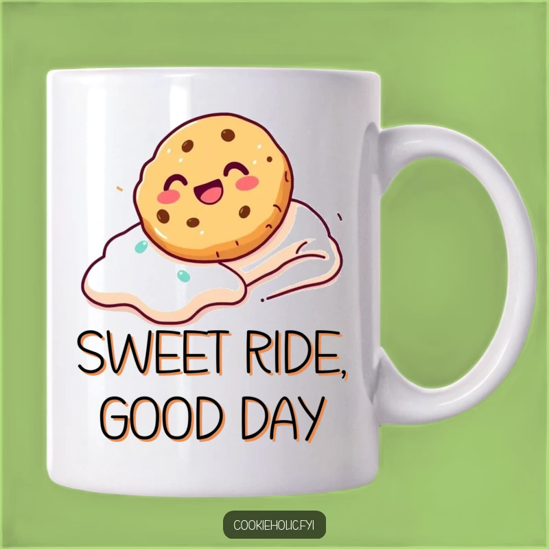 Funny Cookie Frosting Slide Mug: Joyful Gift for Sweet Thrill-Seekers