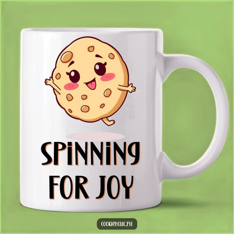 Funny Silly Spin Cookie Mug - Hilarious Gift for Fun Lovers