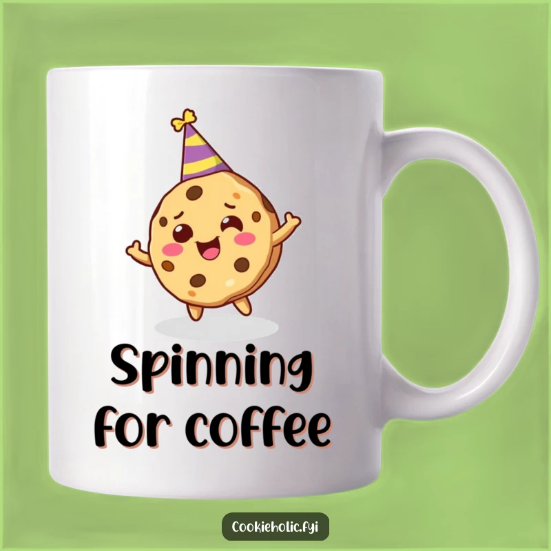 Funny Cookie Character Party Mug - Hilarious Celebration Gift for Fun Lovers