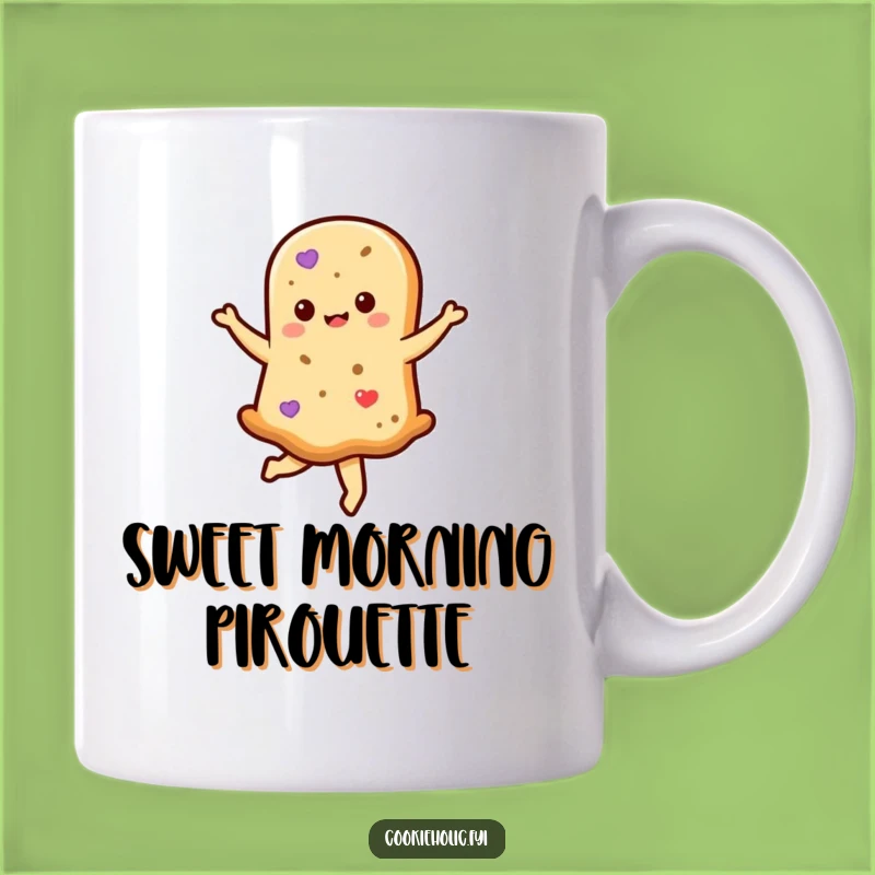 Funny Kawaii Cookie Twirl Mug - Adorable & Hilarious Gift for Cookie Lovers