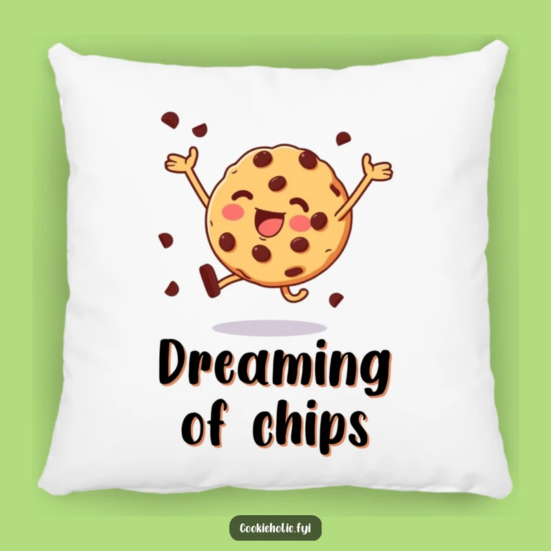 Funny Leap Cookie Pillow: Cuddle Up with Chocolatey Fun, A Hilarious Funny Gift!