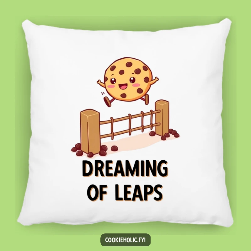 Funny Cookie Jump Pillow: Cozy Up with Hilarious Dessert Action, Perfect Funny Accent Pillow