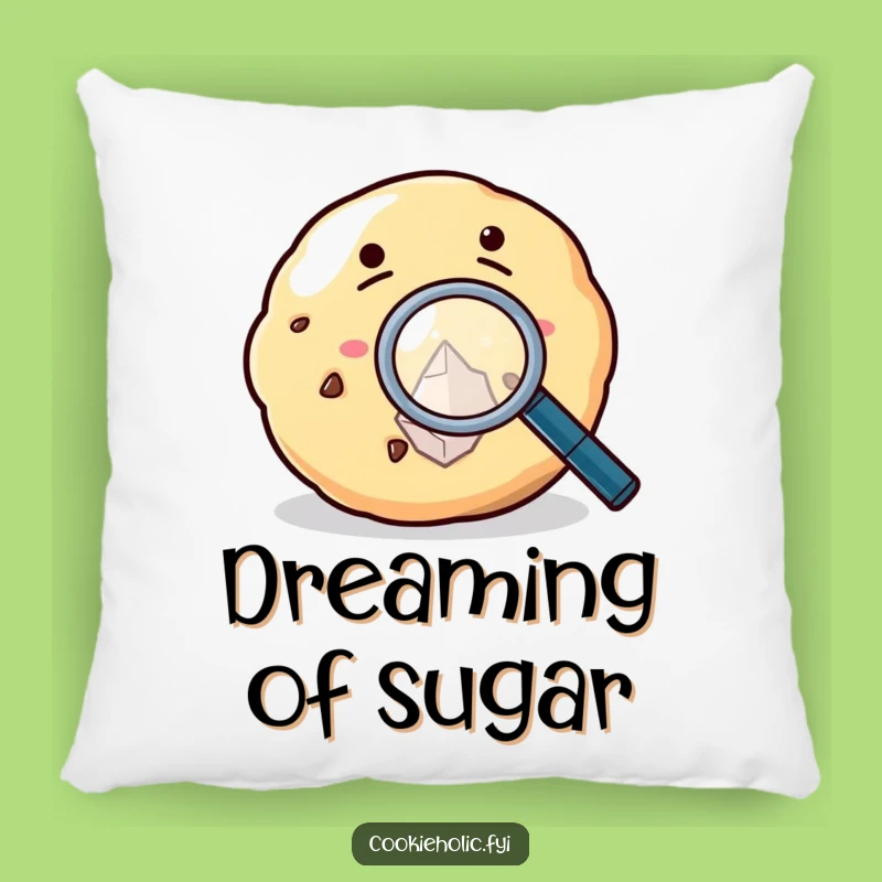 Funny Cookie Microscope Pillow: Cozy Comfort for Sweet Explorers