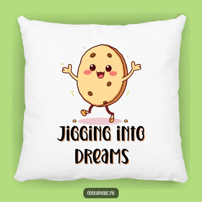 Funny Kawaii Cookie Jig Pillow: Cozy Dance Character Comfort, Sweet Funny Gift