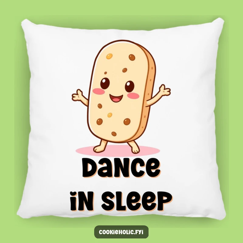 Funny Kawaii Wafer Pillow: Comfy Shimmy Cookie, Perfect Gift for Fun Relaxation!