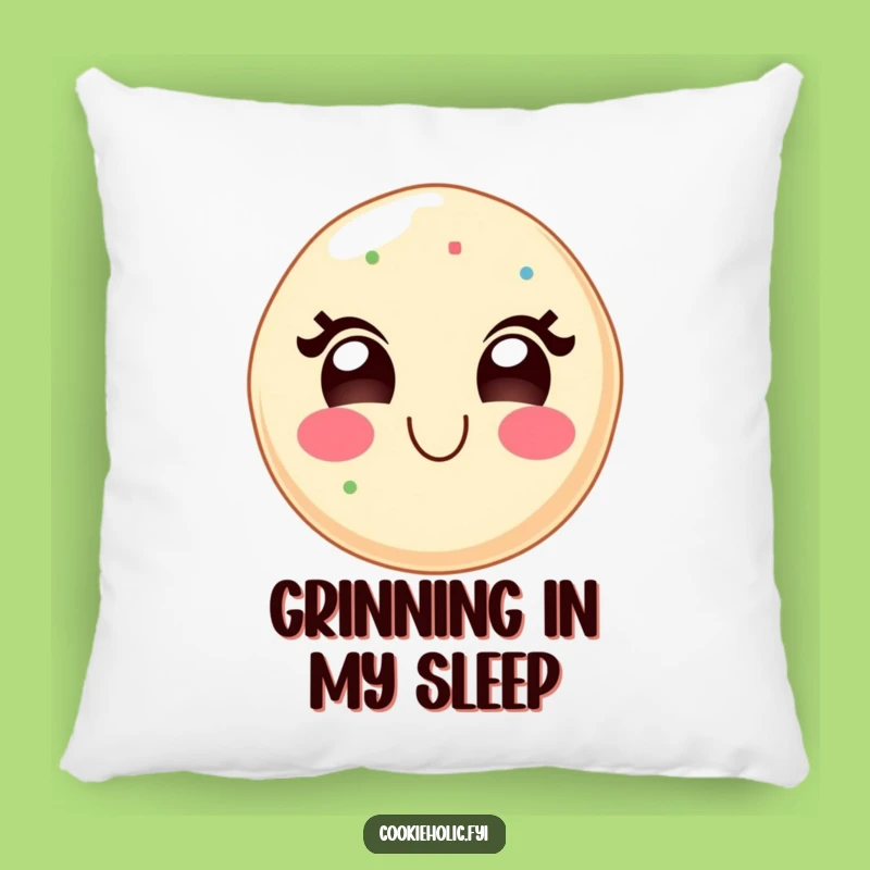 Funny Kawaii Grin Pillow: Cozy Comfort with a Happy, Sweet Touch