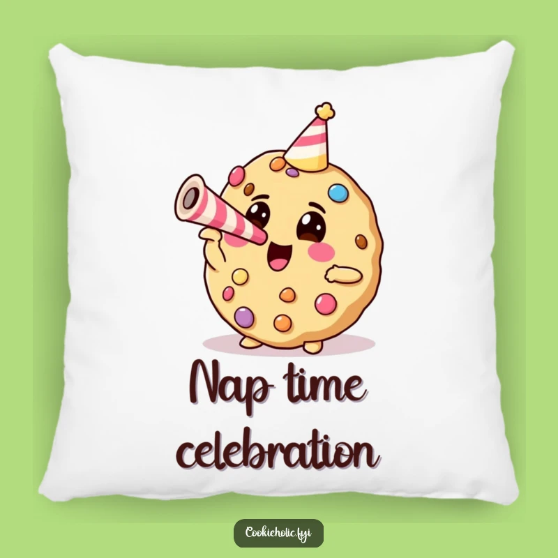 Funny Party Cookie Pillow: Soft Cookie Blowing Horn Cushion, Cozy & Hilarious Gift