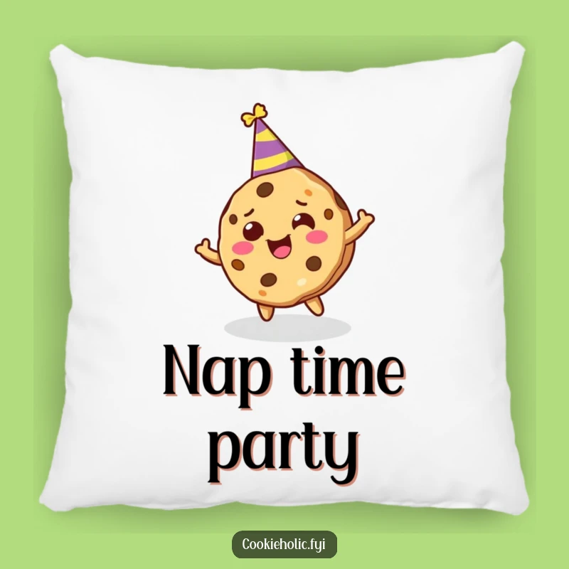 Funny Cookie Character Pillow - Cozy Celebration and Festive Fun