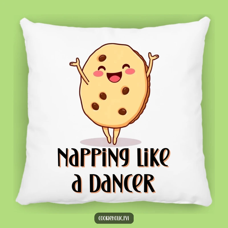 Comfy Funny Cookie Ballet Pillow - Cozy Gift for Sweet Dreamers