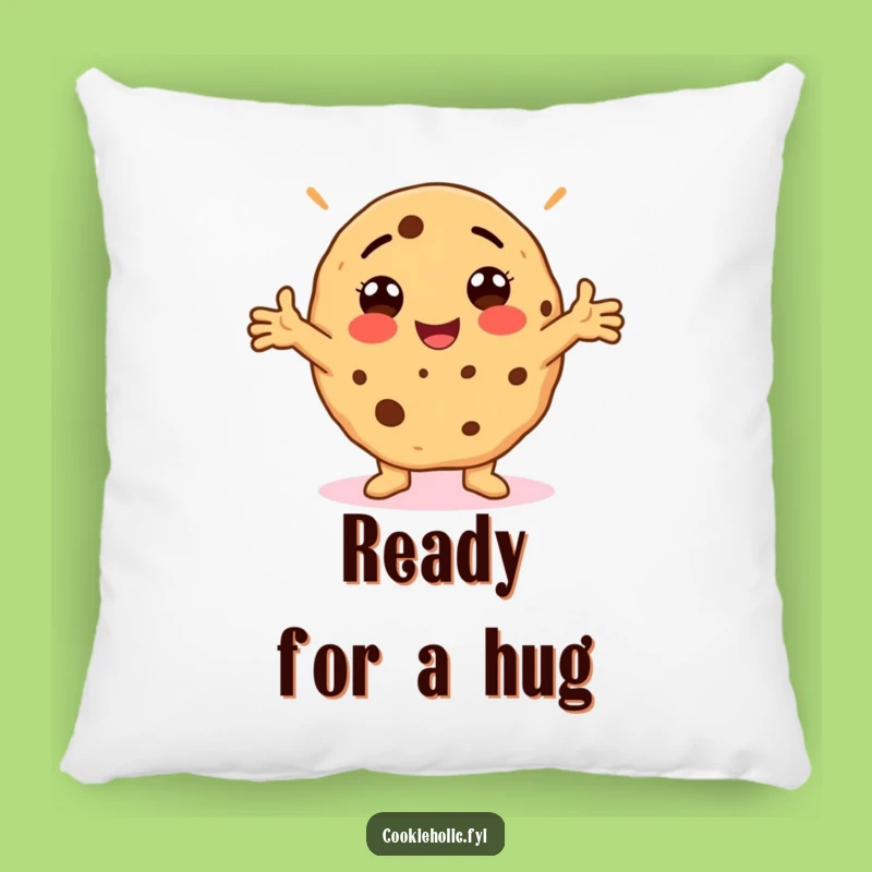 Funny Silly Cookie Pose Pillow: Cozy Comfort for Your Playful Side