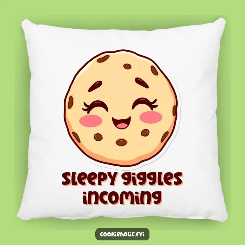 Funny Cookie Character Pillow - Cozy Giggles and Messy Charm