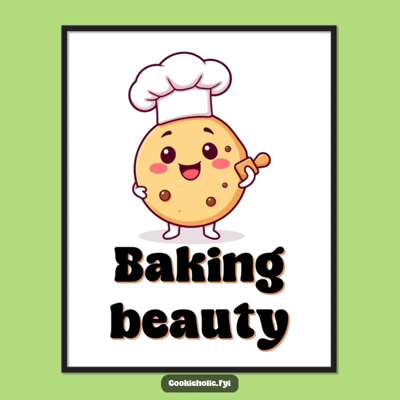 Funny Digital Art: Sweet Chef - Instant Funny Gift Download