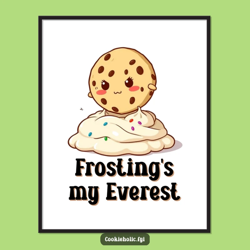 Funny Determined Cookie Digital Art - Instant Motivational Decor