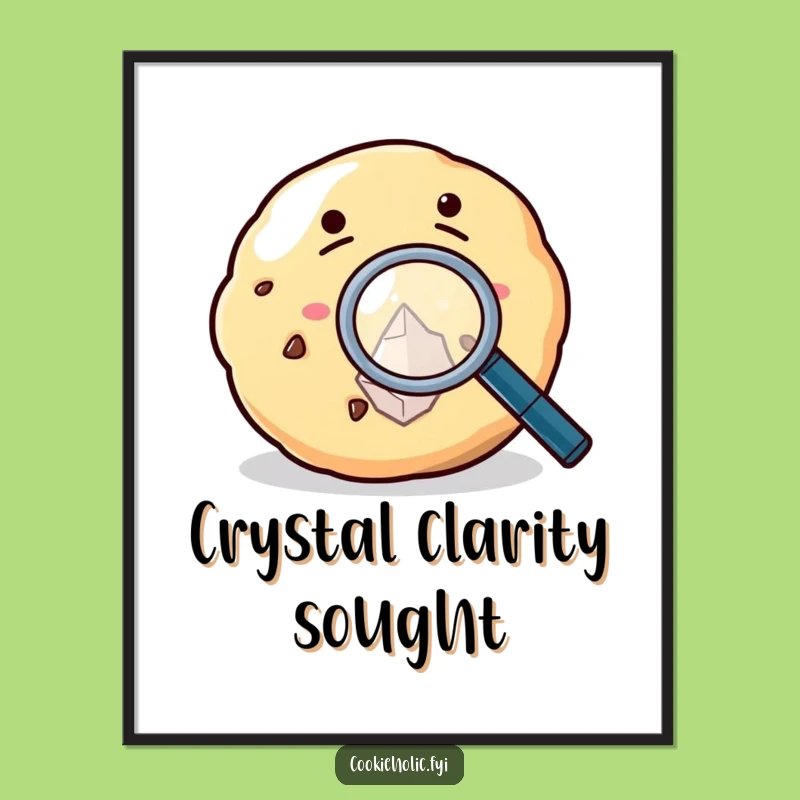 Funny Cookie Microscope Digital Art: Sweet Details for Your Walls