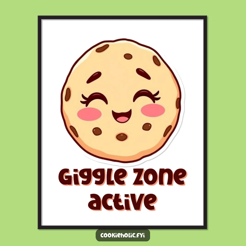 Funny Cookie Character Art - Instant Giggle Download Gift