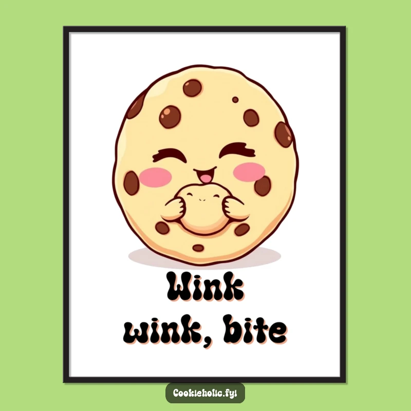 Funny Cookie Character Art - Instant Temptation Download Gift