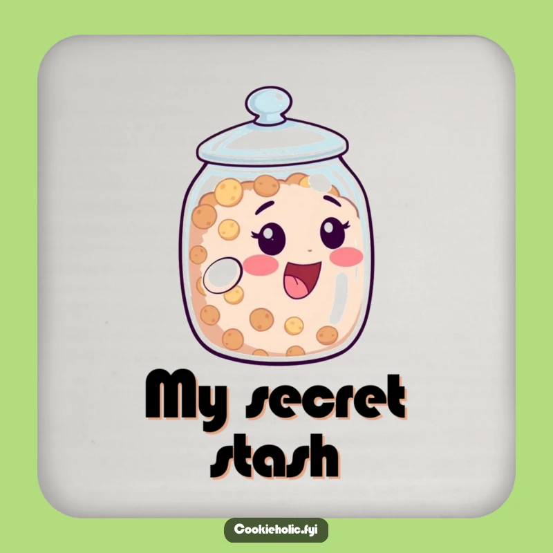 Funny Cookie Jar Peek Coaster: Hilarious Protection for Your Surfaces