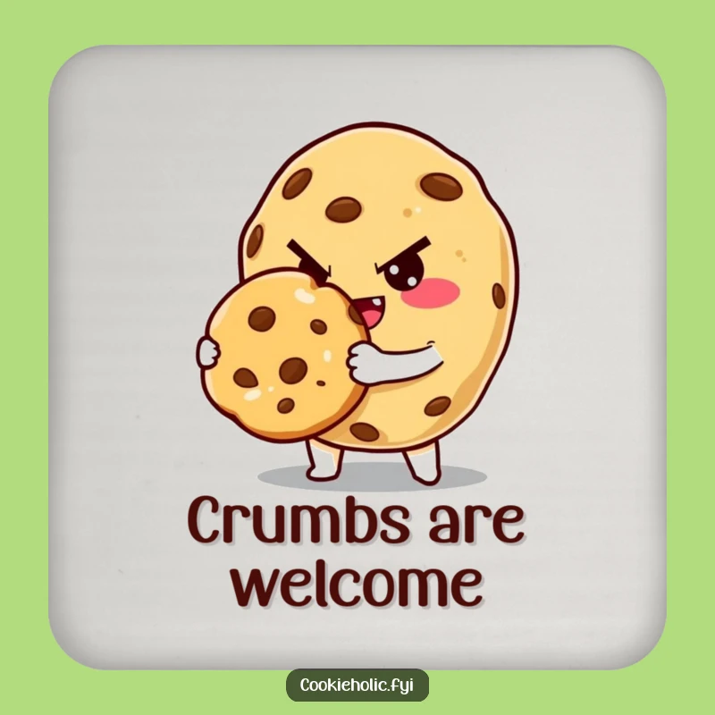 Funny Cookie Treat Coaster: Hilarious Protection for Your Surfaces