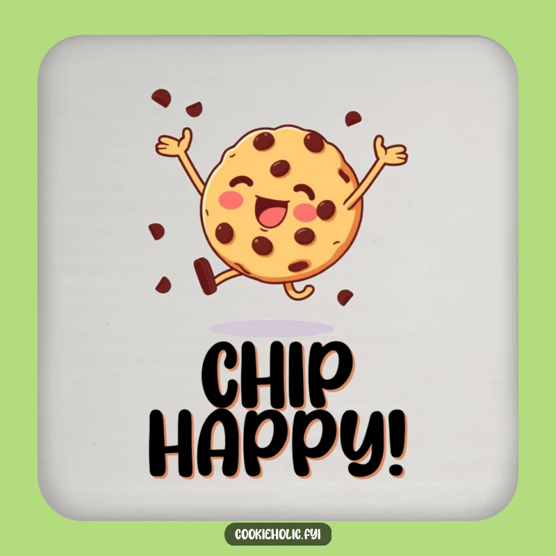 Funny Leap Cookie Coaster: Protect Surfaces with This Hilarious Funny Gift!