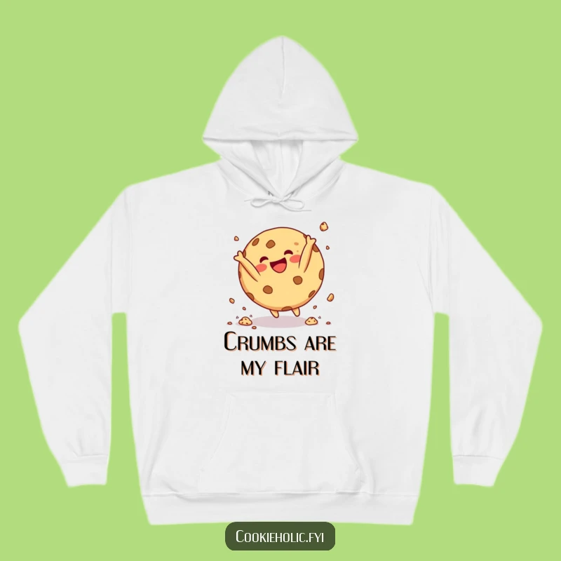 Funny Cookie Acrobat Hoodie: Cozy Top with Cookie Somersault, Ultimate Funny Gift