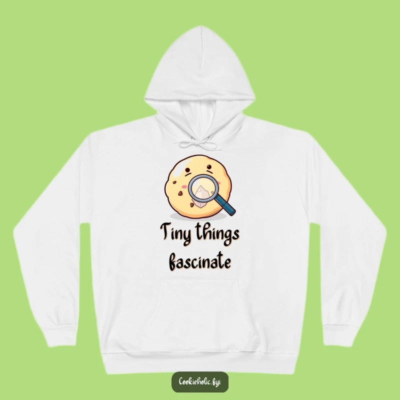 Funny Cookie Microscope Hoodie: Cozy Humor for Sweet Investigators