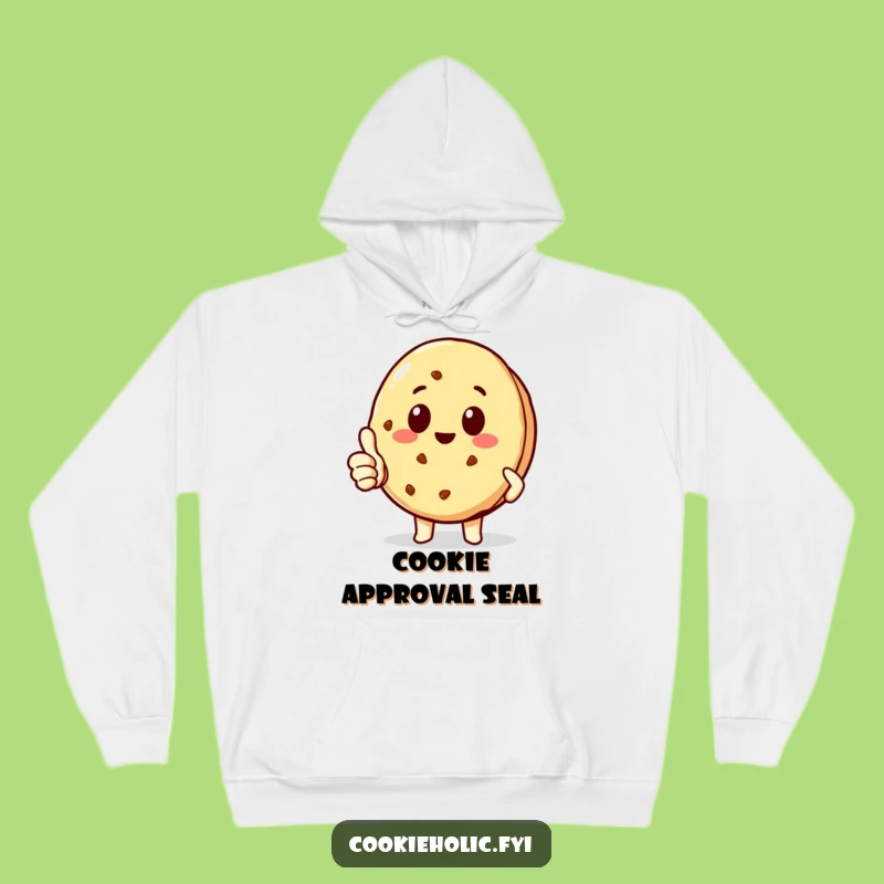 Funny Kawaii Cookie Yay Hoodie: Cozy Thumbs-Up Gift