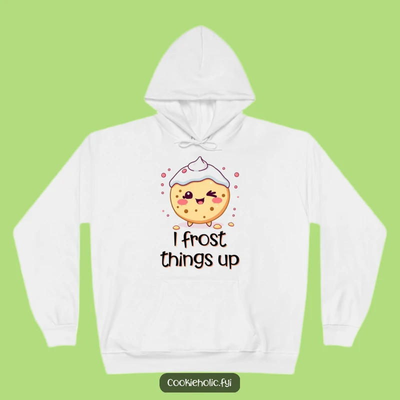 Funny Kawaii Cookie Wink Hoodie: Cozy Mischief, Warm Playful Gift!