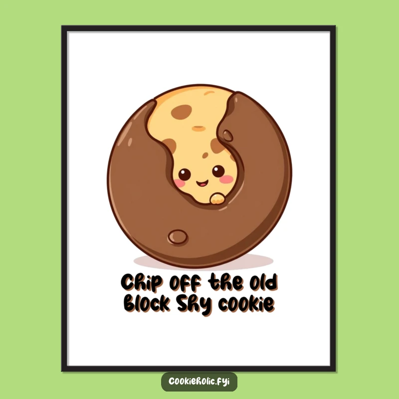 Charming Free Printable Wall Art: Shy Cookie & Chip - Downloadable Decor