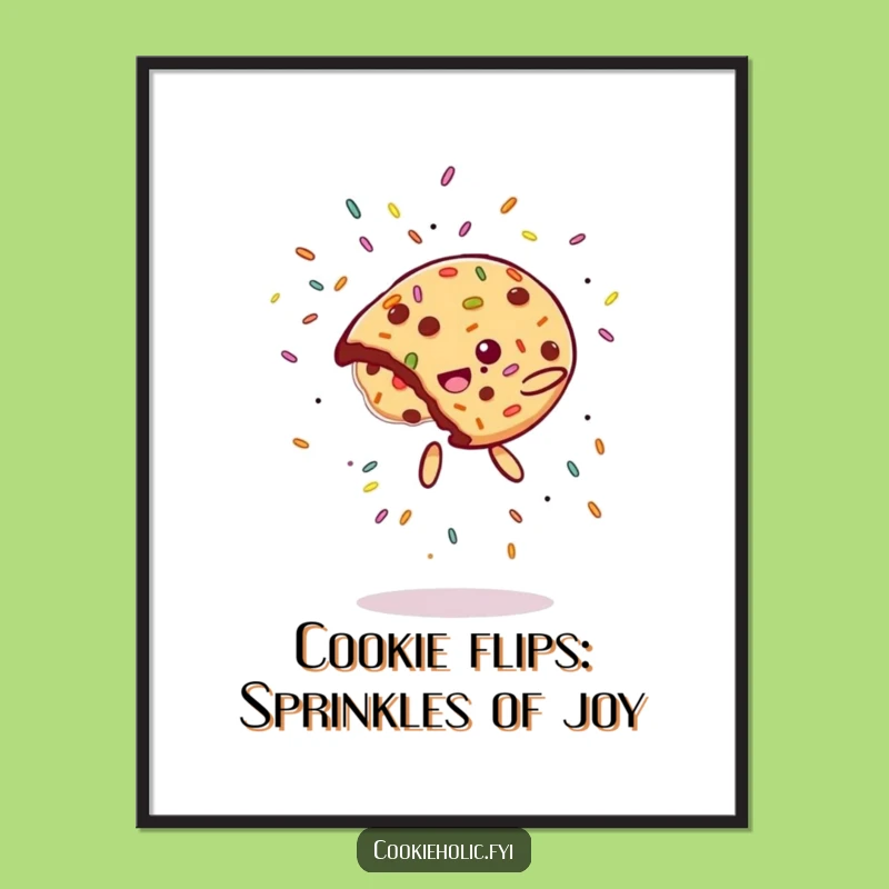 Free Printable Wall Art: Funny Cookie Action Art for Dynamic Decor