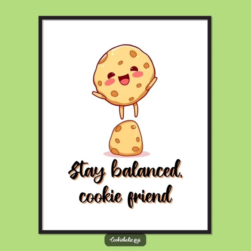 Funny Free Printable Cookie Wall Art - Delightful Downloadable Art for Quirky Decor