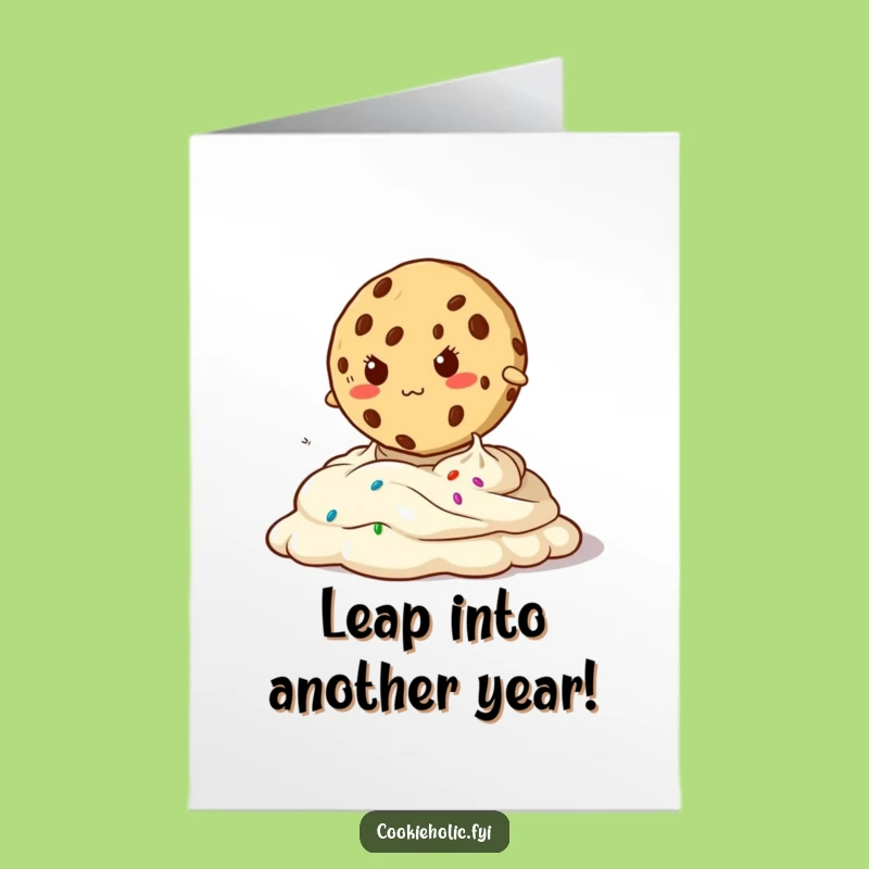 Epic Birthday Card: Free Printable Jumping Cookie - Funny Downloadable Gift!