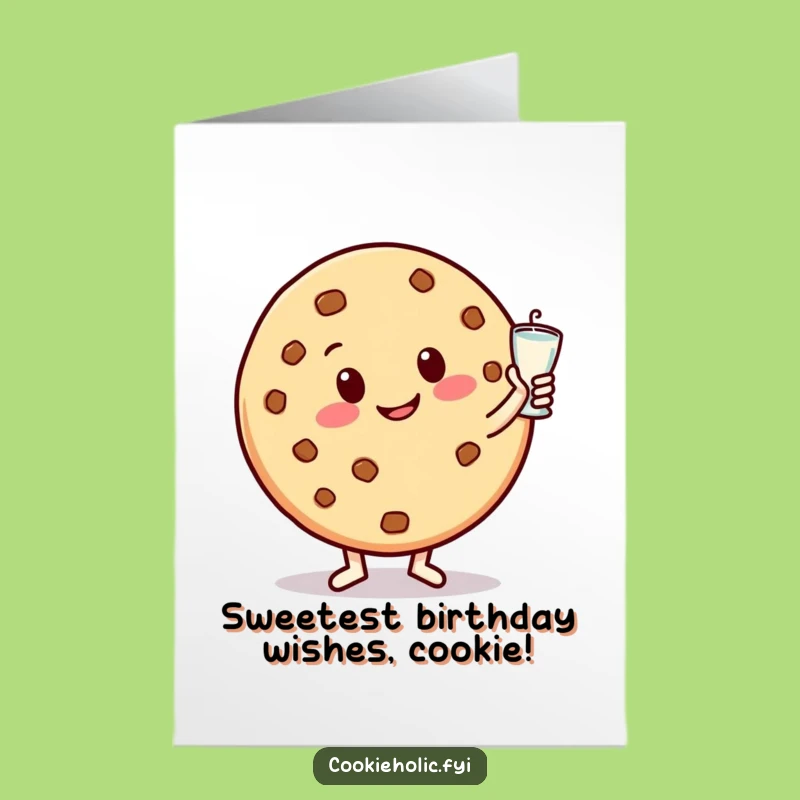 Free Printable Birthday Card: Dancing Cookie, Happy Milk Pair, Fun Downloadable Gift