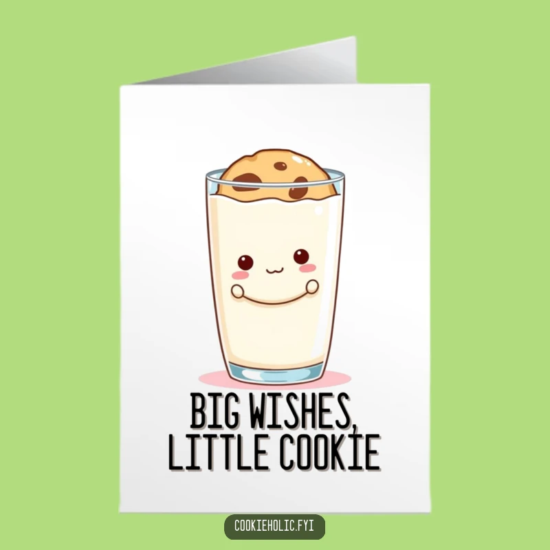 Free Printable Birthday Card: Sneaky Cookie & Milk, Funny Downloadable Gift!