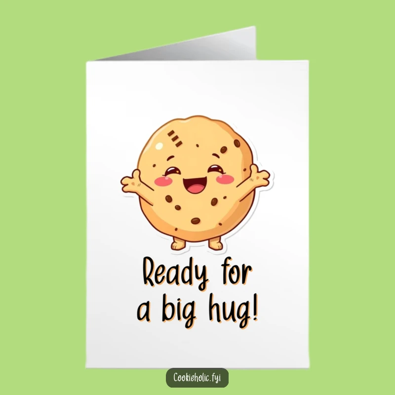 Warm Hug Birthday Card: Free Printable Cookie - Sweet Downloadable Gift!