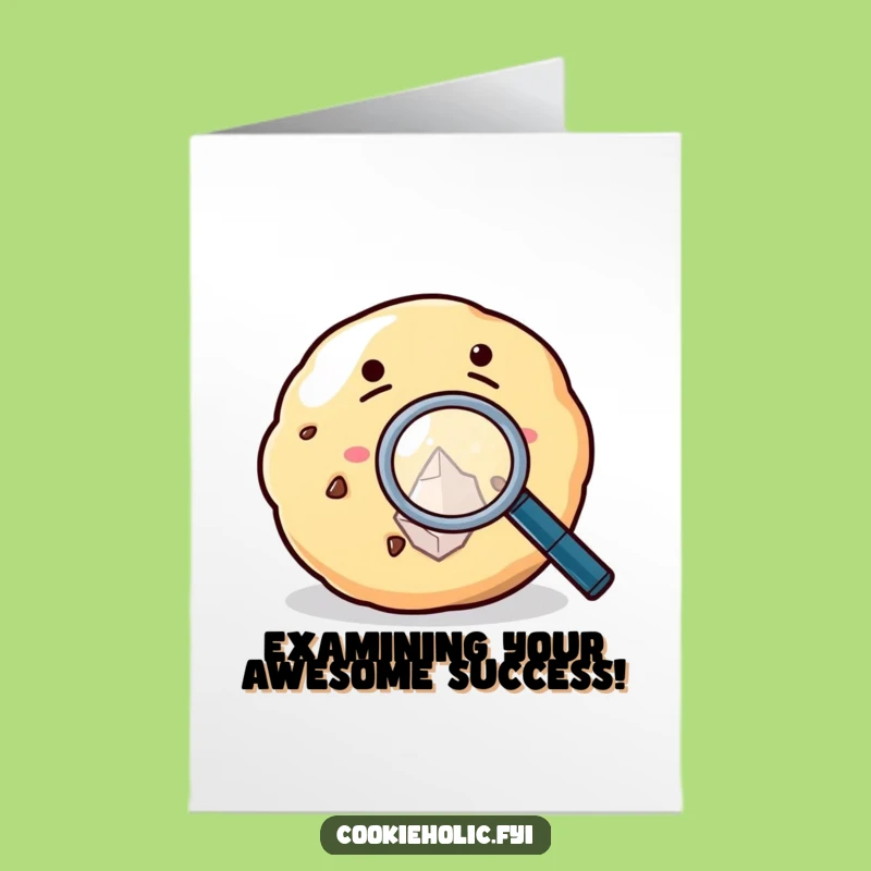 Free Printable Congratulations Card: Cookie Detective, Hilarious Downloadable Gift!