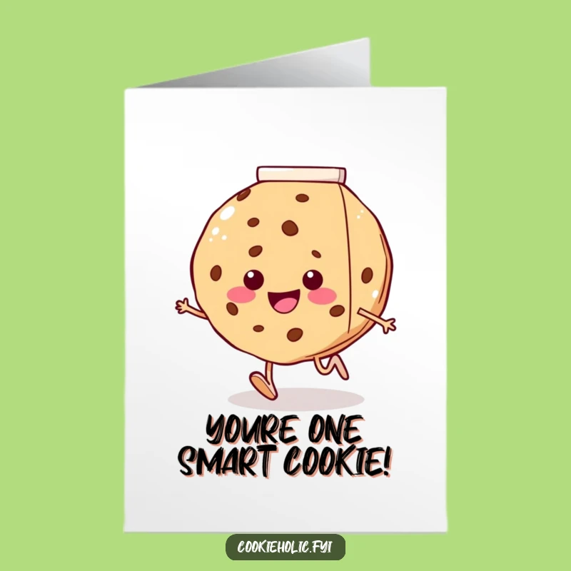Free Printable Cookie Congratulations Card: Funny Sweet Success Downloadable Design