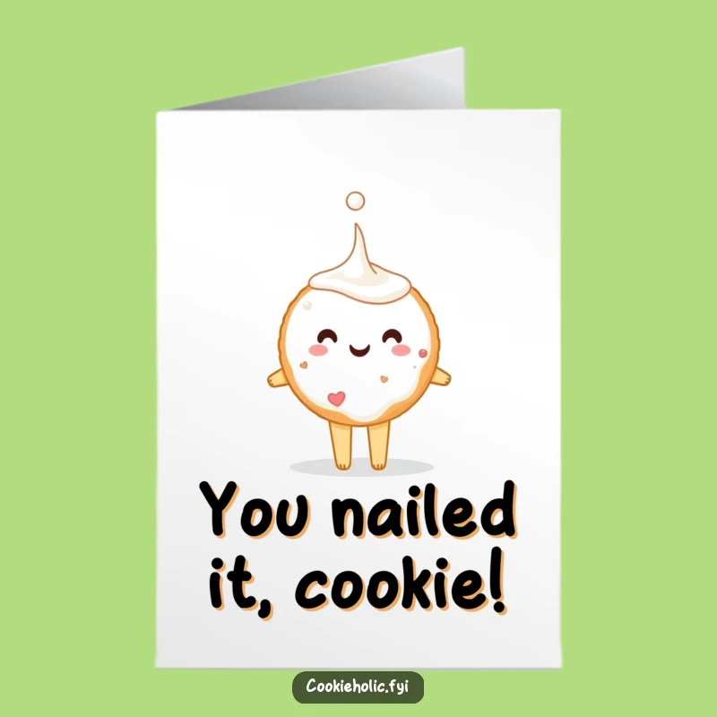 Free Printable Cookie Congratulations Card: Hilarious DIY Downloadable for Sweet Success!